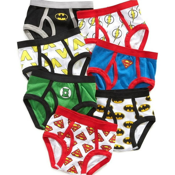 Justice League Little Boys Hero Suits 3-Pack Briefs Justice League Little Boys Hero Suits 3-Pack Briefs